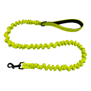 Correa de perro rosa reflectante elástica de primera calidad, fuerte, antigolpes, amortiguador elástico, cintas personalizadas, Collar de nailon para mascotas - Product Image 4