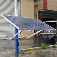 Sunforson Support de montage sur poteau pour panneau solaire d'extérieur Accessoires pour montage mural et au plafond Système de vidéosurveillance solaire