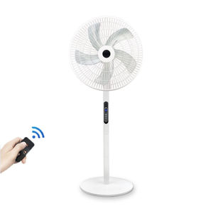 Solar Floor <b>Fan</b> 16 Inch Oscillating With Remote Control And Solar Panel For Home And Dormitory Use - Product Image 2