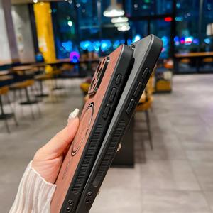 เคสโทรศัพท์มือถือแบบนิ่มชาร์จไร้สายระบบแม่เหล็กหนัง PU มาใหม่สำหรับ iPhone x XS XR 11 12 13 14 15 16 Pro - Product Image 6