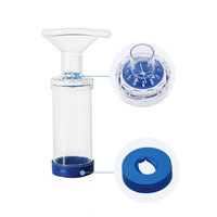 Alat Medis Inhaler Aerosol Chamber Spacer Inhaler Asma untuk Hewan dengan Masker PVC