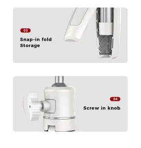 Mini trípode Ulanzi <span class=keywords><strong>MT</strong></span>-08 blanco para cámara, extensible, portátil, para vlogging, soporte para grabación de video, soporte de mesa para filmación. - Product Image 6