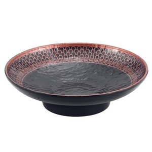 Retro <b>melamine</b> <b>plates</b>, imitation porcelain Japanese-style stemmed <b>plates</b>, hotel and restaurant plastic irregular-shaped snack - Product Image 3