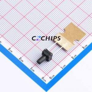 TSX06121-100B333DA-L2000 Tactile Switch Through hole,6.1x6.1mm Switch Single Pole Single Throw Round Button 1.8N 6.1mm - Product Image 1