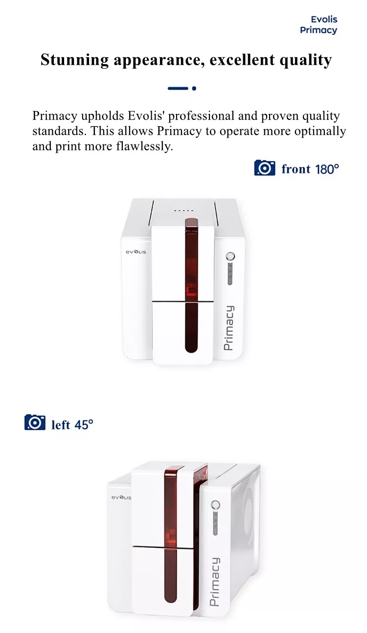 High Performance EVOLIS Primacy Fast And Versatile PVC ID Card Printer