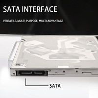 Grabadora de DVD con interfaz SATA integrada para portátil, compatible con HL GS20N/GS22N/GS30N/GS40N, lector/grabador de CD-RW/DVD-RW ultrafino de 9,5 mm