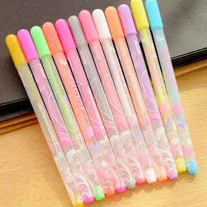 Fourniture d'usine stylo à encre gel aquarelle stylo de couleur pastel