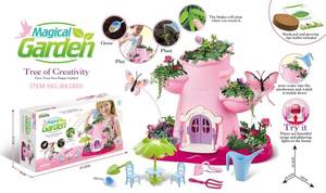 Jeu éducatif <span class=keywords><strong>de</strong></span> maison magique <span class=keywords><strong>de</strong></span> jardin féerique avec des jouets en silicone et en plastique <span class=keywords><strong>pour</strong></span> garçons et filles - Product Image 3