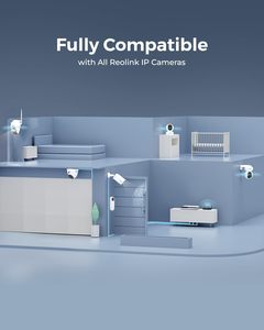 Enregistreur vidéo réseau <span class=keywords><strong>Reolink</strong></span> 2TB 8CH pour système de caméra de sécurité à domicile fonctionne avec caméra IP PoE 16MP/12MP/8MP/5MP enregistrement 24/7 - Product Image 6