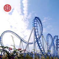 Manège de parc d'attractions à prix d'usine, attrayant, excitant et palpitant, montagnes russes à rotation, manèges de parc d'attractions à thème extrême à vendre