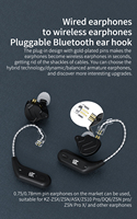 KZ AZ09 5.4 HIFI Modul Upgrade Nirkabel Ear Hook Konektor Pin C