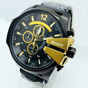 นาฬิกาข้อมือผู้ชาย MR BIG DADDY รุ่นหรูหรา ตัวเรือนสแตนเลสสีทอง หน้าปัดโครโนกราฟแบบสปอร์ต ขนาด 51 มม. ระบบควอตซ์อะนาล็อก ยี่ห้อ Seikot - Product Image 4