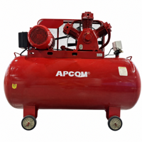Compresseur d'air à piston APCOM 200L 300L, réservoir 220V AC, usage industriel fixe, à vendre