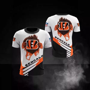 Steeler Series haut de gamme unisexe <span class=keywords><strong>NFL</strong></span> maillots 3D numérique imprimé été hauts respirant Football à manches courtes T-Shirts personnalisés - Product Image 4