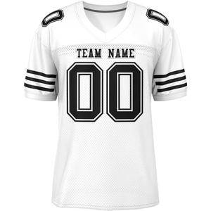 Lage Moq Afdrukken Comfortabele Effen Patronen Blanco American Football Jersey - Product Image 2