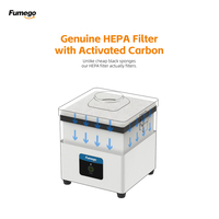 Kit de filtres complet d'origine Fumego DX50 pour extracteur de fumée et de poussière - Pré-filtre + Filtration composite HEPA au charbon actif