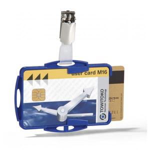 DURABLE - 8218-06 <b>Badge</b> holder with <b>clip</b> for 2 cards (multi-pack) - EAN 4005546805320 <b>BADGES</b> <b>BADGE</b> HOLDERS - Product Image 2