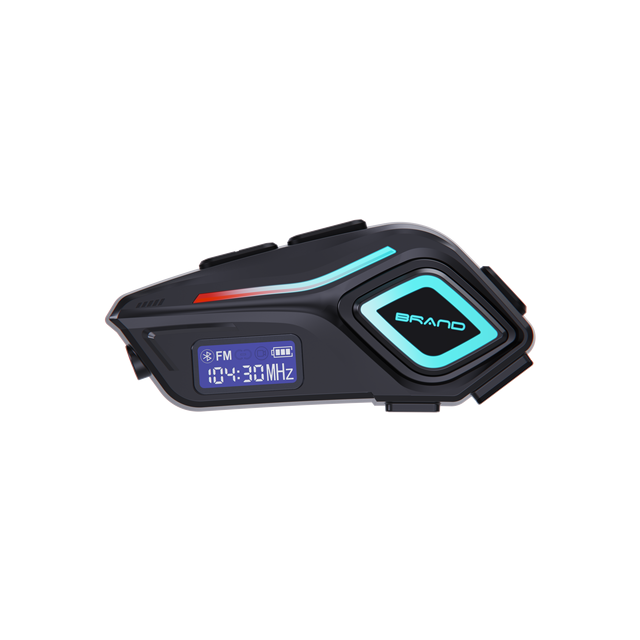 K08 Helmet Voice Assistant Headphone Speakers Handsfree Microphone Headset FM Ambient Light Mic