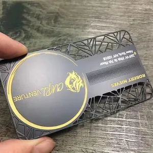 บัตรโลหะ <span class=keywords><strong>Amex</strong></span> สีดำราคาถูก สลักลายทอง 24k บัตรโลหะเปล่า บัตรเครดิตสแตนเลสแบบกำหนดเอง - Product Image 4