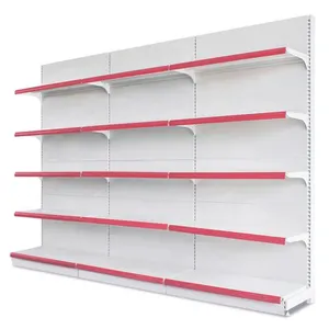 Hotter Shelving New Design Double Side Gondola Shelf Metal Supermarket Shelf Shelves