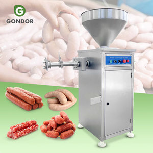 เครื่องทำไส้กรอกอัตโนมัติไฟฟ้าแบบลม ใช้กับเนื้อวัว ทำจากสแตนเลส ขนาดเล็ก - Product Image 1