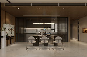 Nexus Design d'Interni Moderno e Minimalista di Lusso, Rendering <span class=keywords><strong>3D</strong></span>, Villa Elegante ed Ecologica, Soggiorno Architettonico - Product Image 3