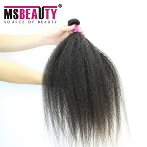 Prix de gros n°1, mèches de cheveux raides crépus, mèches de cheveux alignées sur la cuticule, mèches de cheveux vierges brésiliens, cheveux humains - Product Image 2