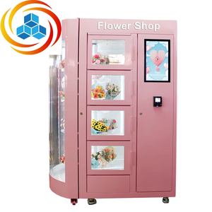 Distributeur automatique de bouquets de fleurs fraîches Winnsen 24h/24, grand casier intelligent en libre-service, écran tactile 22 pouces, conforme ADA, avec système de refroidissement - Product Image 1