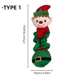 ของเล่นสัตว์เลี้ยงสำหรับสุนัขและกวางเรนเดียร์ของเล่นมีเสียงดังแบบโต้ตอบสำหรับเทศกาลคริสต์มาสรูปนกเพนกวินกวางกวางเรนเดียร์ - Product Image 6