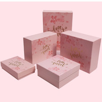 Base de boîte-cadeau rigide de luxe de haute qualité, couvercle en carton rigide de luxe et boîte en papier de Base