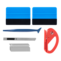 Kit d'enveloppe de vinyle de voiture professionnelle outils de teinte de fenêtre emballage de Film de fenêtre outils de coupe sûrs
