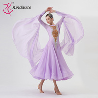 B-22217 personnalisé nouvelle robe de danse de salon standard international robes de danse de salon en soie perlée de haute qualité à vendre