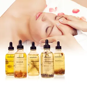 100% orgánico aceite esencial Natural fabricante 11 tipos lavanda Romero Jasmine Rosa eucalipto Neroli aceite para la piel