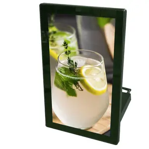 Surprise Price 15.6inch L Shape Metal Digital Frame Photo Video with USB Clock MP3 MP4 Calendar Function