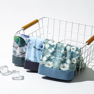 Ropa interior de seda helada para hombre, Calzoncillos Bóxer con estampado Floral transpirable, piernas cortas sin costuras, ropa interior al por mayor para adultos - Product Image 1