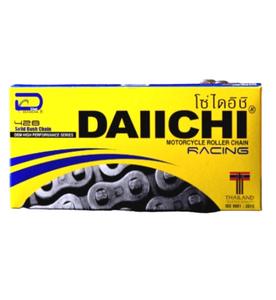 Piezas de motocicleta estilo arbusto macizo al por mayor de fábrica hechas en Tailandia, el mejor grado de cadena de transmisión de motocicleta 428 - Product Image 3