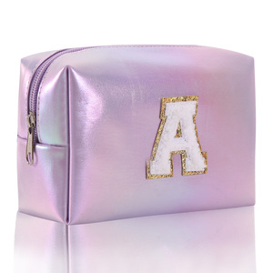 Bolsa de almacenamiento de viaje de aseo impermeable con letras bordadas de gran capacidad TS - Product Image 1