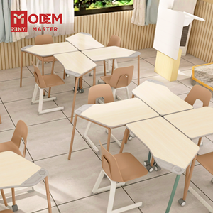 MINYI OFFSET Banco Scolastico con Sedia Integrata per Aula, Arredo Scolastico con Tavolo Annesso, Brevetto in Corso - Product Image 1