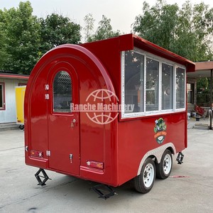 Chariot à glaces mobile électrique le plus vendu sur roues, avec grill et friteuse, remorquable, couleur personnalisable, chariots de vente alimentaire, remorque en promotion - Product Image 6