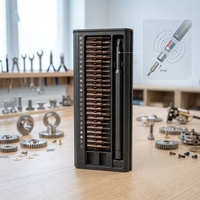 Kit de tournevis de précision robuste 26 pièces en acier S2, avec fonction magnétique en plastique, pour réparation électronique et domestique (DIY, OEM)