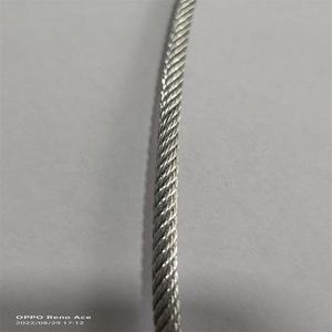 Cuerda para Tender Ropa, <span class=keywords><strong>Cable</strong></span> de <span class=keywords><strong>Acero</strong></span> Galvanizado con Recubrimiento Plástico, Alta Resistencia a la Tracción, Estructura 7x19, 5mm de Diámetro, ISO9001 - Product Image 5