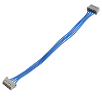 Conector JST 10KR-6H-P Personalizado de Fábrica, Arnés de Cables de 2.0mm con Conexión por Punzonado, Ensamblaje de Cable Azul para Aparatos de Control Industrial