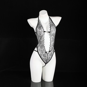 Combinaison transparente sexy pour femmes, sans manches, extensible, lingerie, chemise de nuit 8442 - Product Image 3