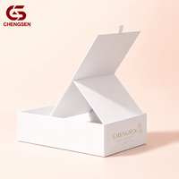 Boîte cadeau personnalisée pour ensembles cosmétiques, emballage en carton imprimé à couvercle articulé pour marques de détail