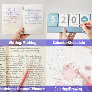 0.5毫米细点什锦9色中性笔书写和绘画用塑料包 - Product Image 3