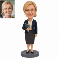 Figurine de professeur en résine personnalisée, cadeau personnalisé pour la fête des enseignants et la remise des diplômes, ornement de collection pour le bureau