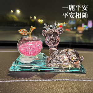 Adorno de Cristal con Forma de Ciervo, Color Rosa, Cristal Artificial, Decoración para el Hogar, Regalo para Parejas y Amigos - Product Image 3