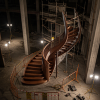 Escalier Courbé pour Projets de Construction – Fournisseur Direct Usine, Vente en Gros, Robuste et Gain de Place