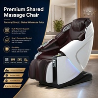 Fauteuil de massage commercial T80SY à gravité zéro, massage 3D complet du corps, Shiatsu thaïlandais, système de paiement par pièces et billets