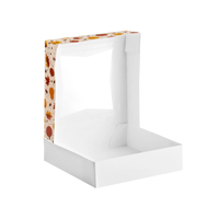 Boîtes d'emballage personnalisées pour biscuits avec fenêtre transparente pour biscuits et desserts de boulangerie